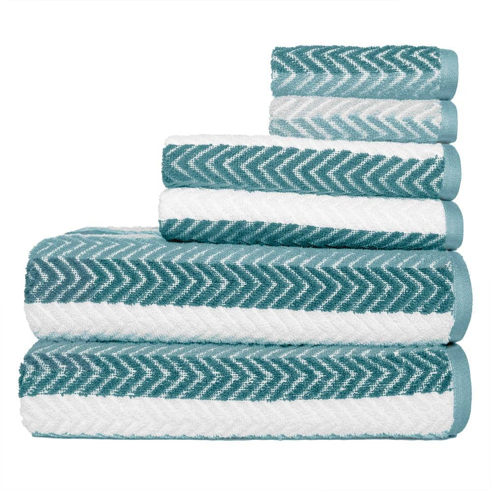 ocean blue bath towels