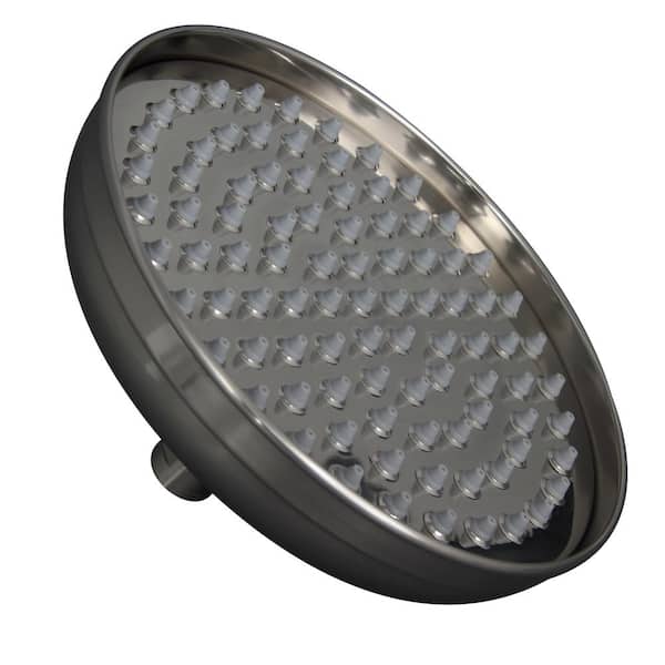 Barclay Products Seneca 1-Spray Patterns with 1.8 GPM 12 in. Wall Mount Rain Fixed Shower Head in Brushed Nickel