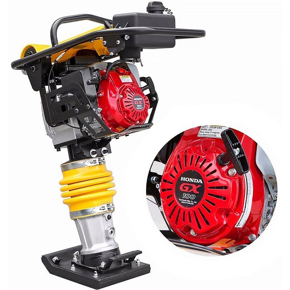 STARK USA Honda 3 HP 3,350 lbs./ft. Gas Impact Vibratory Rammer Jumping