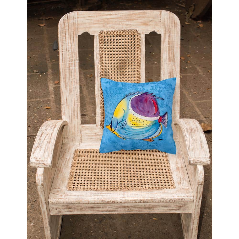 Multicolor Nautical Graphic Print Square Indoor/Outdoor Pillow