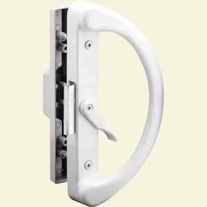 Hook Style 1 Set Surface Mount 4-15/16 in Aluminum Black Prime-Line MP1001 Sliding Glass Door Handle