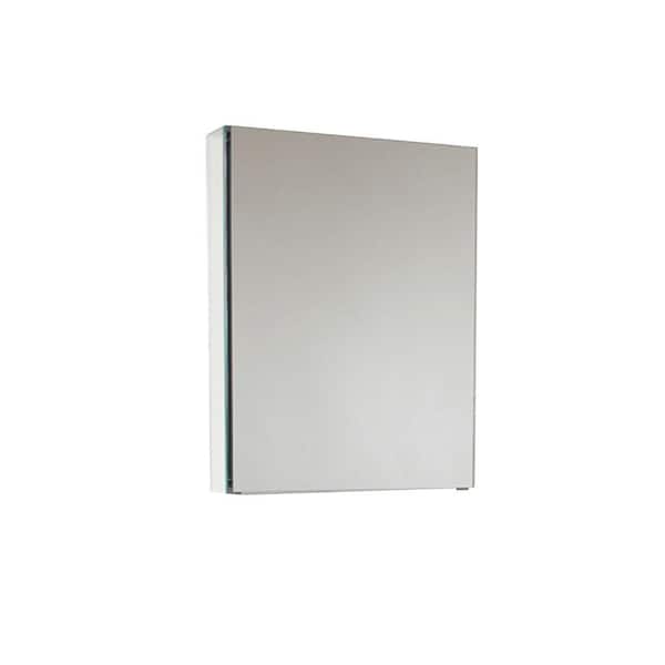 Fresca 20 in. W x 26 in. H x 5 in. D Framed Recessed or Surface-Mount Bathroom Medicine Cabinet