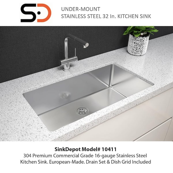 Adjustable Knob Lift 304 Stainless Steel Sink Dish Rack Single