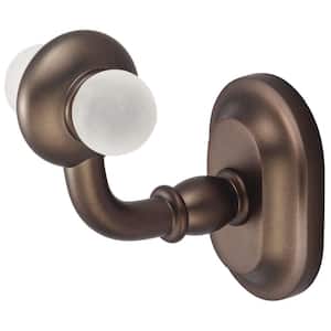 Glass Series Single Robe Hook in Oil Rubbed Bronze