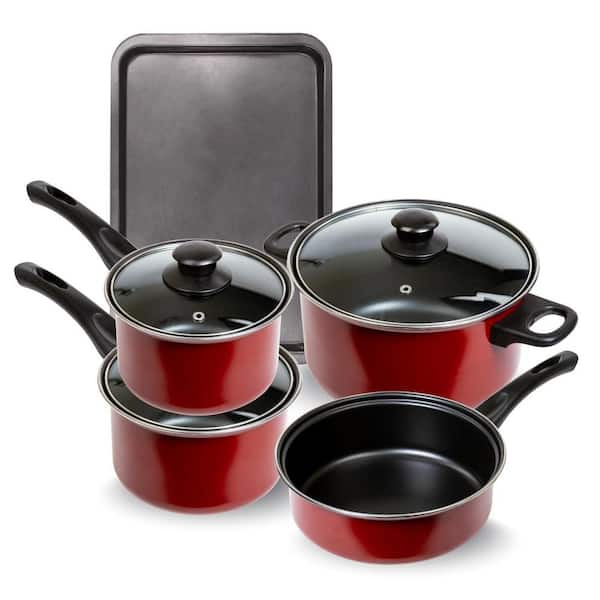 Mainstays 6 Piece Non-Stick Bakeware Sets, Easy for Release and Clean Up, Carbon Steel, Gray