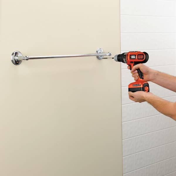 Black & Decker Cordless CD120G 3/8 Drill 12v With Battery for sale online