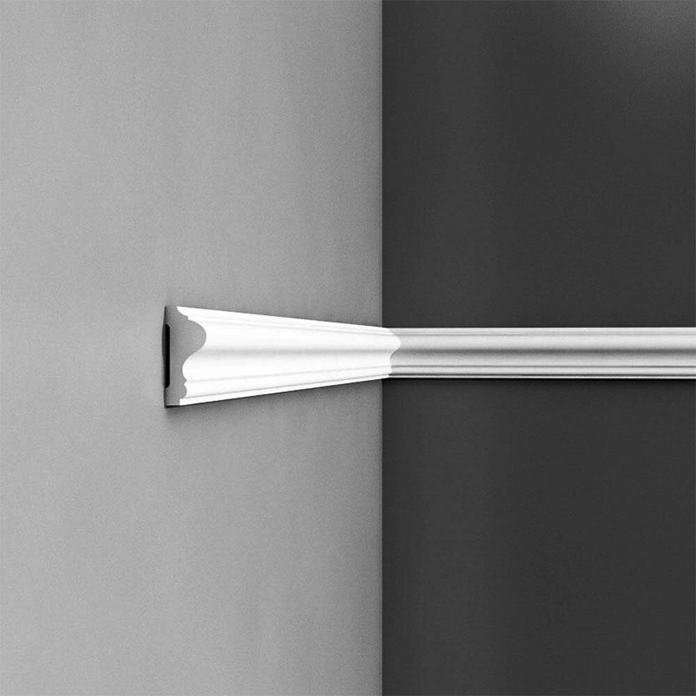 Primed White Polyurethane Crown Panel Moulding Set