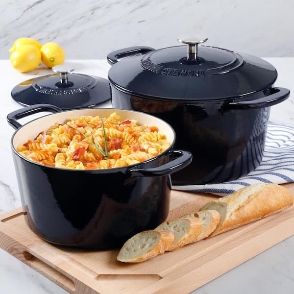 Take full advantage of the Martha Stewart 2 Piece Enameled Cast Iron Dutch  Oven Set and its endless possibilities. 🏷️ PRICE :…