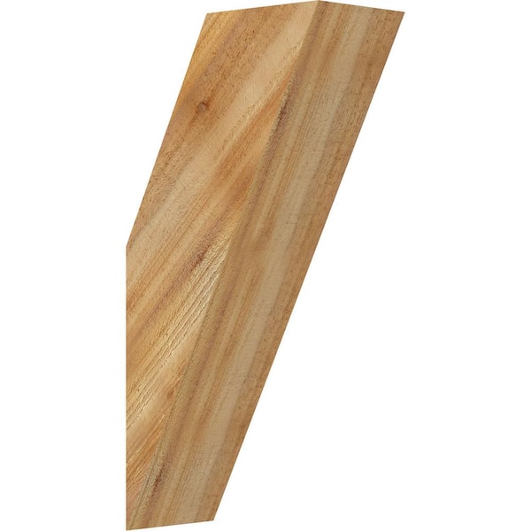 Ekena Millwork 6"W x 12"D x 24"H Traditional Rough Sawn Knee Brace, Western Red Cedar