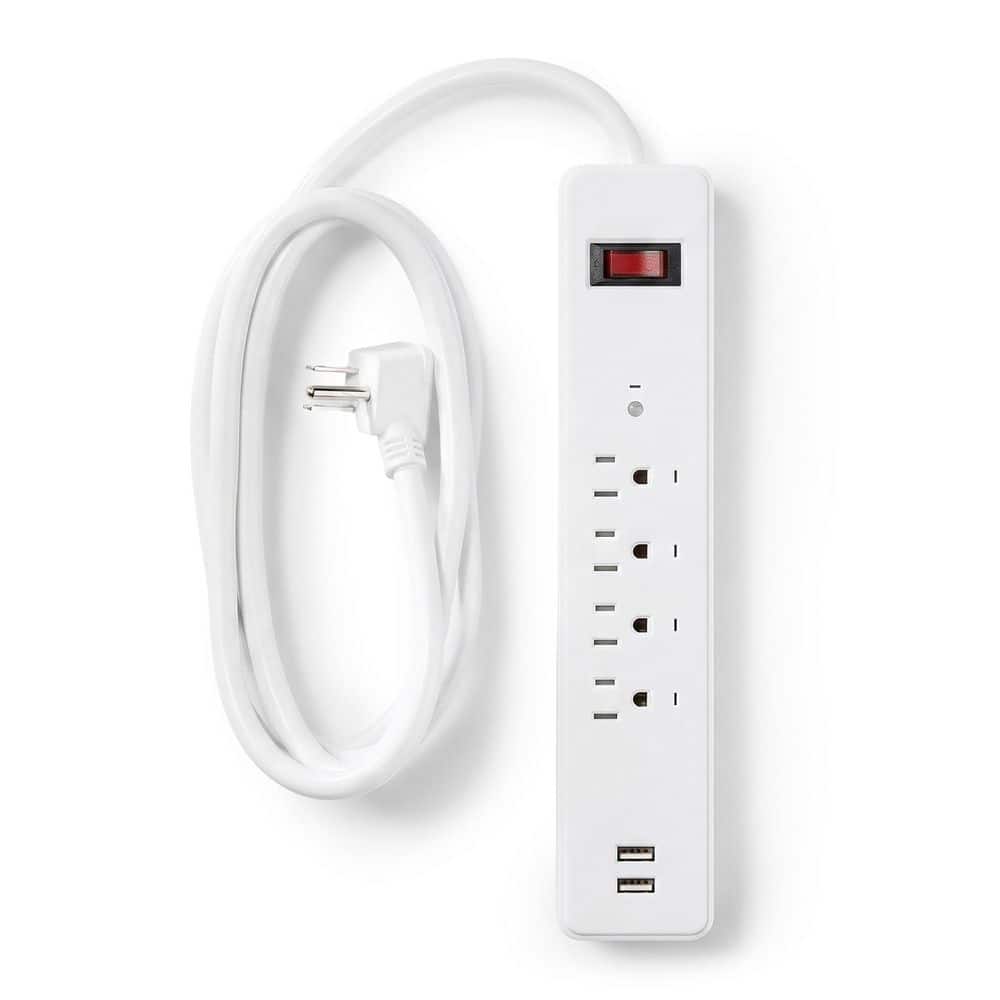 Smart Power Strip 6-Outlet USB Surge Protector Wi-Fi Remote & Voice Control Black price history on PriceWatchPro