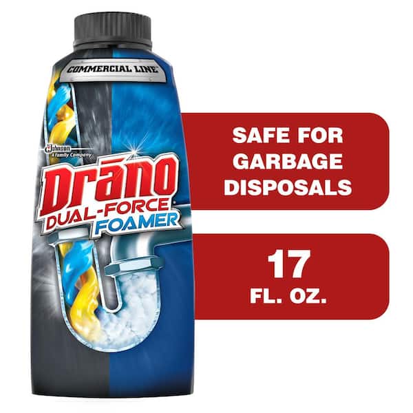 Drano 17 oz. Dual-Force Foamer Clog Remover, Commercial Line