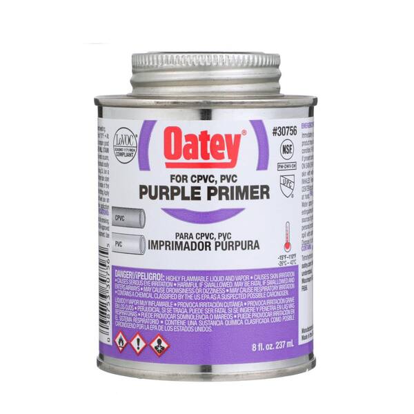 Oatey 8 oz. Purple CPVC and PVC Primer 