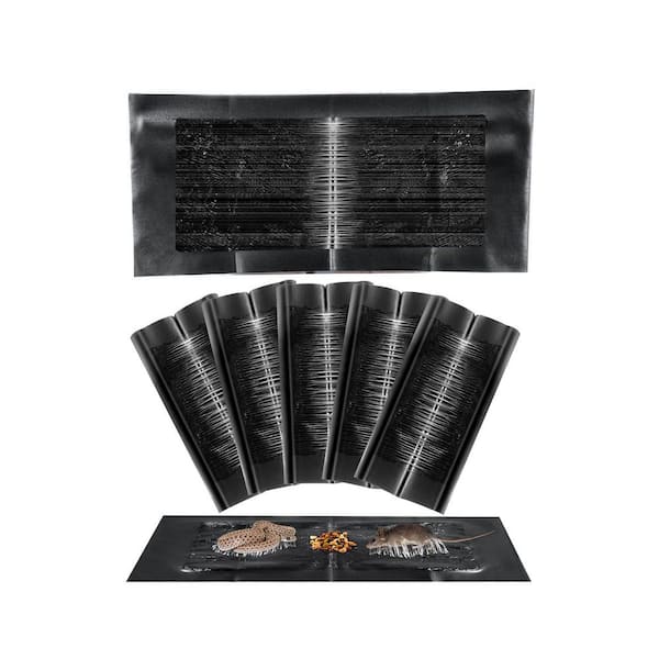 Indoor Outdoor Anti Slip Anti Tear Peanut Scented Pet Friendly Rodent Snake Mouse Sticky Glue Trap 5-Pack