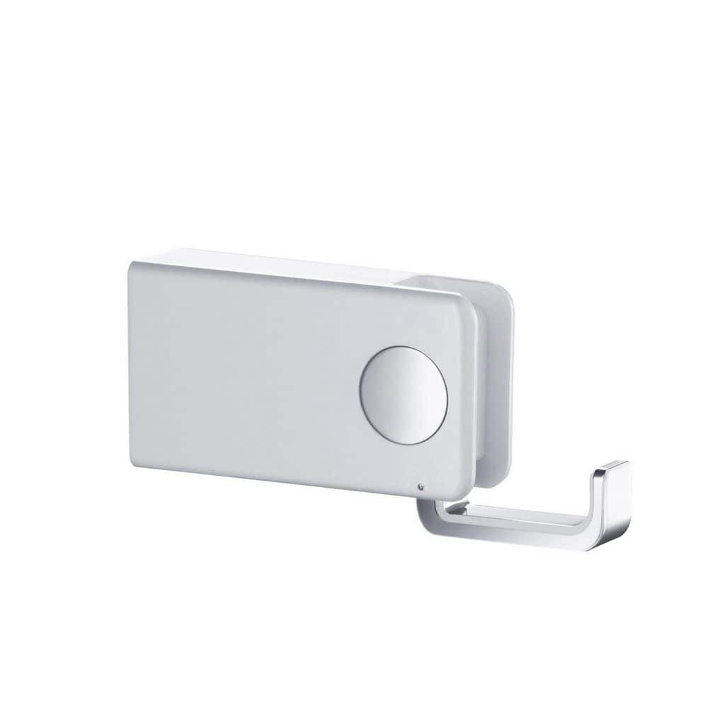 Bathroom Accessories J-Hook Robe Hook Wall Mounted in Chrome/White price history on PriceWatchPro