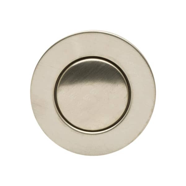 PF WaterWorks EasyPOPUP Pop-Up Drain, Easy Install/Remove Stopper, Transparent ABS Body w/o Overflow, 1.6-2" Sink Hole, Br. Nickel