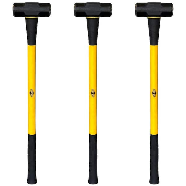 8 lbs. Classic Nuplaglas 34 in. Sledge Hammer with Shock Absorbing Overstrike Protection (3-Pack)