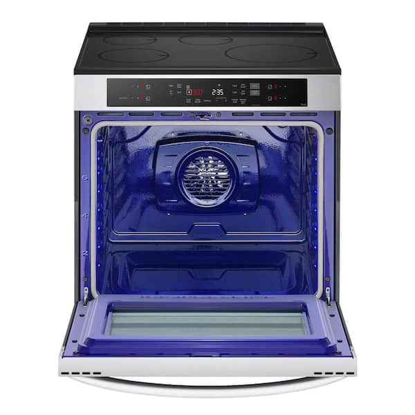 6.3 cu. ft. Smart 4 Element Induction Slide-In Range with Convection, Air Fry and EasyClean, PrintProof Stainless Steel