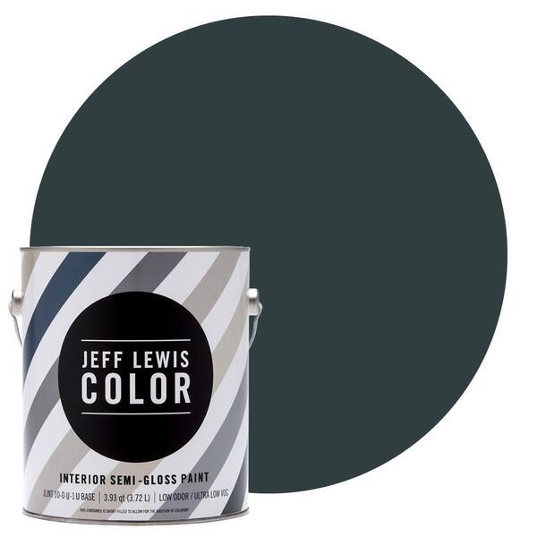 Jeff Lewis Color 1-gal. #JLC314 Atlantic Semi-Gloss Ultra-Low VOC Interior Paint