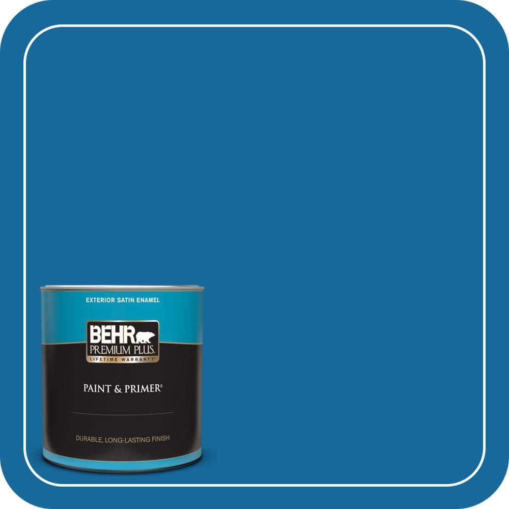 1 qt. #P500-7 Cosmic Cobalt Satin Enamel Exterior Paint & Primer price history on PriceWatchPro