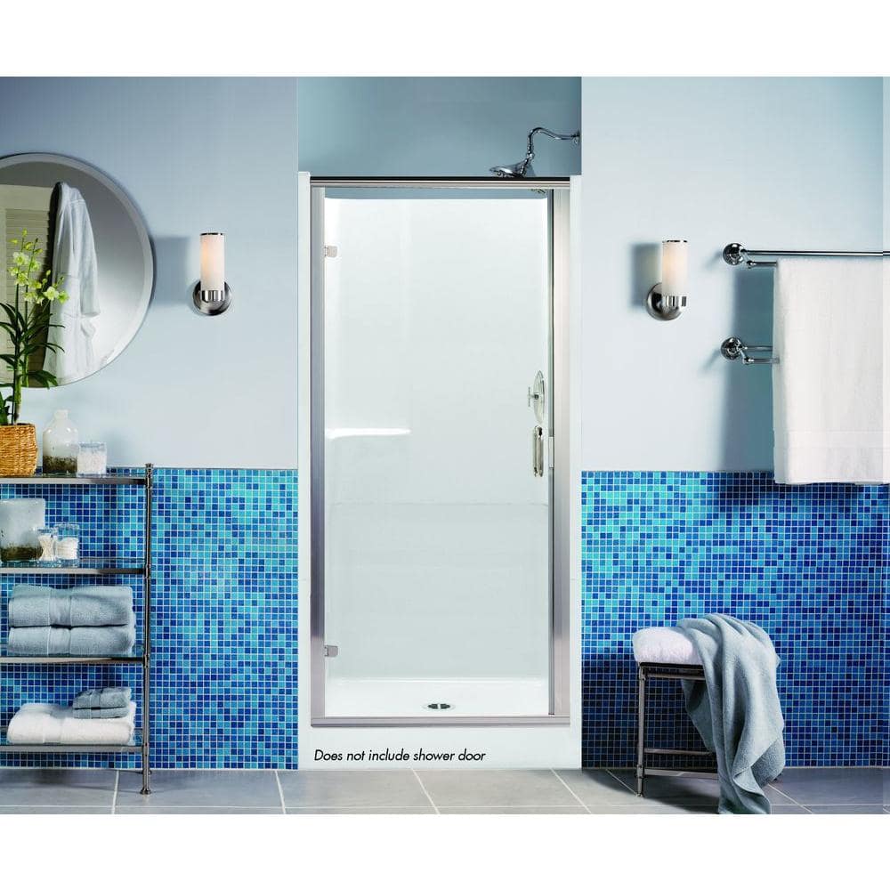 Remodeline 36 in. x 36 in. x 72 in. 2-Piece Shower Stall with Center Drain 