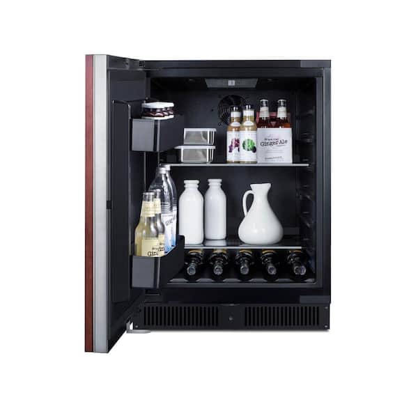 Summit Appliance 24 in. W 4.4-cu. ft. Mini Refrigerator in Panel