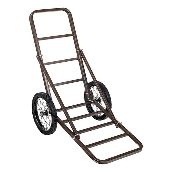 SKYSHALO Deer Cart, 300 LBS. Capacity Folding Game Cart, Deer Cart Game Hauler with Big Rubber Wheels & Ergonomic Handle