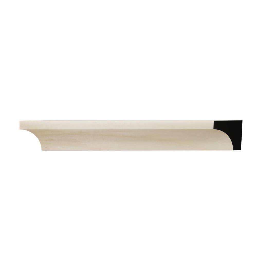 WM100 0.69 in. D x 0.69 in. W x 6 in. L Wood (Poplar) Crown Moulding Sample price history on PriceWatchPro