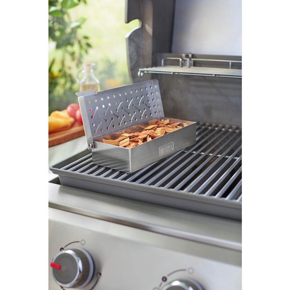 Universal Stainless Steel Smoker Box for Grills