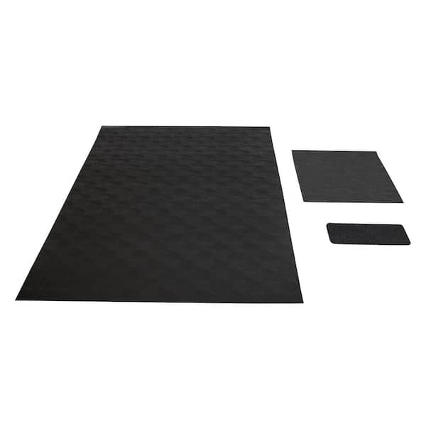 G-Floor Black New Pet Parent Kit Set of 3 Vinyl Floor Mats - Small