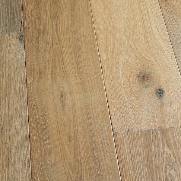 Belmont French Oak 1/2 in. T x 7.5 in. W Tongue & Groove Wirebrushed Engineered Hardwood Flooring (23.3 sq. ft./case)
