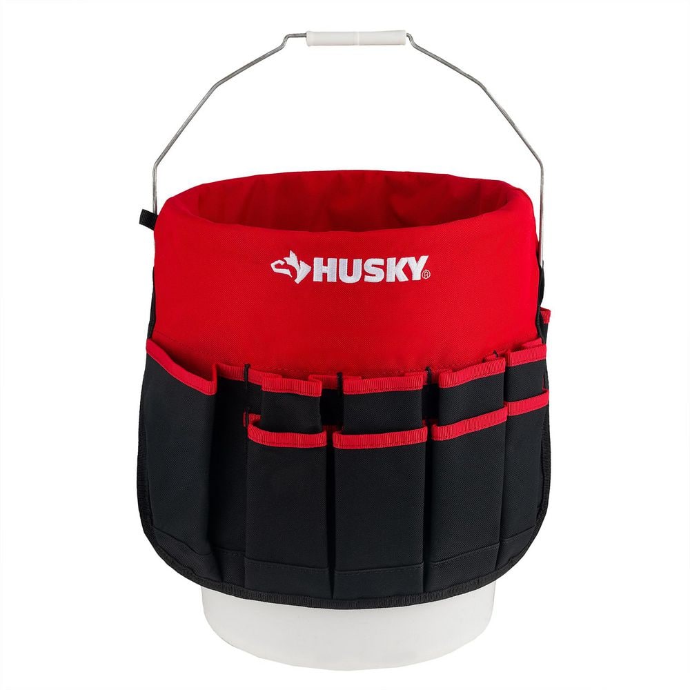 Reviews for Husky 12 in. 30-Pocket Bucket Jockey 5 Gal. In-Bucket ...
