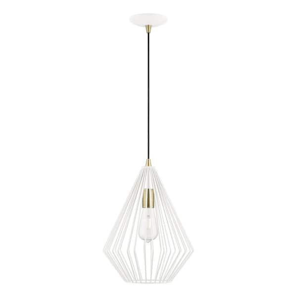 AVIANCE LIGHTING Chavncey 1-Light Textured White Island Pendant