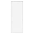 Steves & Sons 30 In. X 80 In. 1-Panel Shaker White Primed Left Hand ...