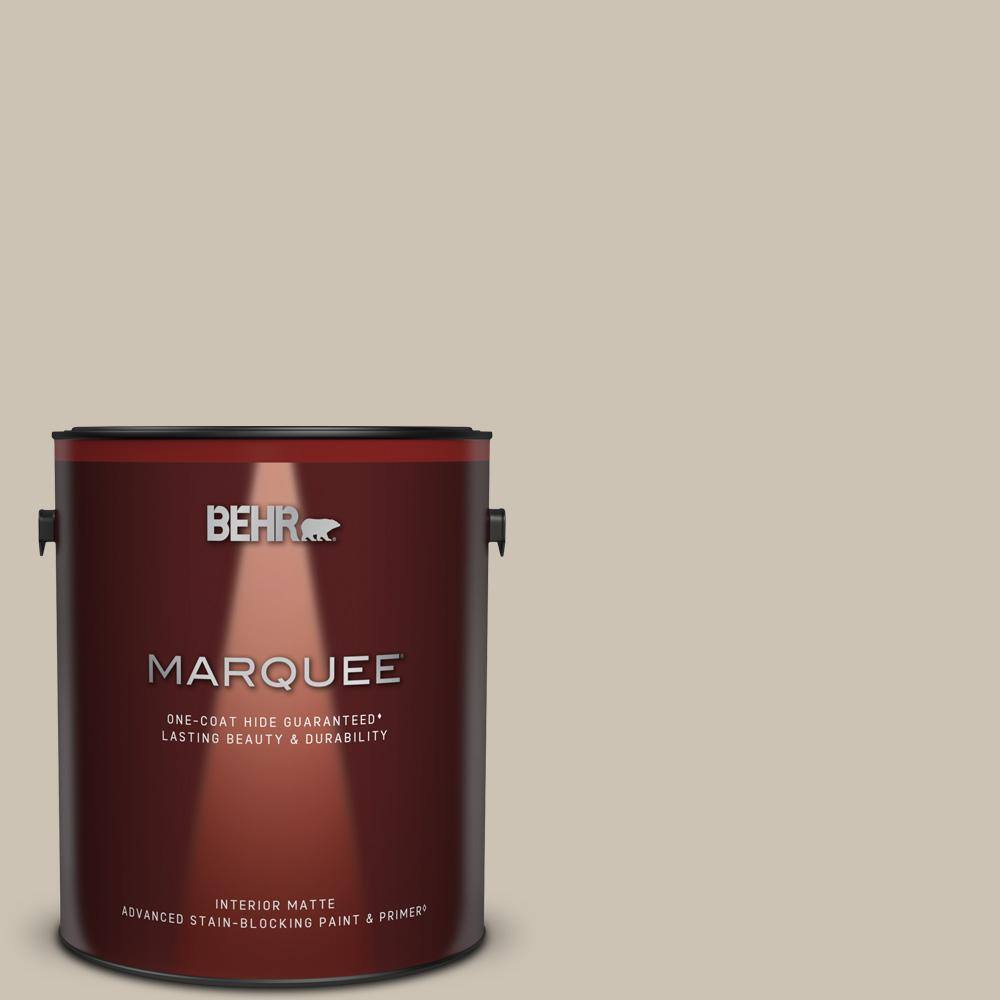 BEHR MARQUEE 1 gal. PPU508 Sculptor Clay OneCoat Hide Matte Interior