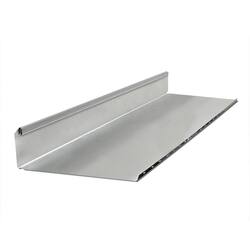 Master Flow 3.25 in. x 12 in. x 3 ft. Half Section Rectangular Stack Duct