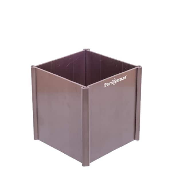 Post Shields 3.5 in. x 3.5 in. x 4 in. H Post Wrap in Bronze