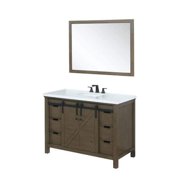 Lexora Marsyas 48 Inch Single Bathroom, Bathroom Vanity Width