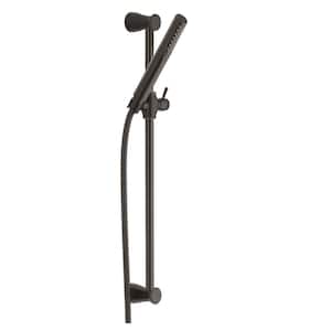 Grail 1-Spray Wall Bar with Handheld Shower Head in Matte Black (Valve Not Included)