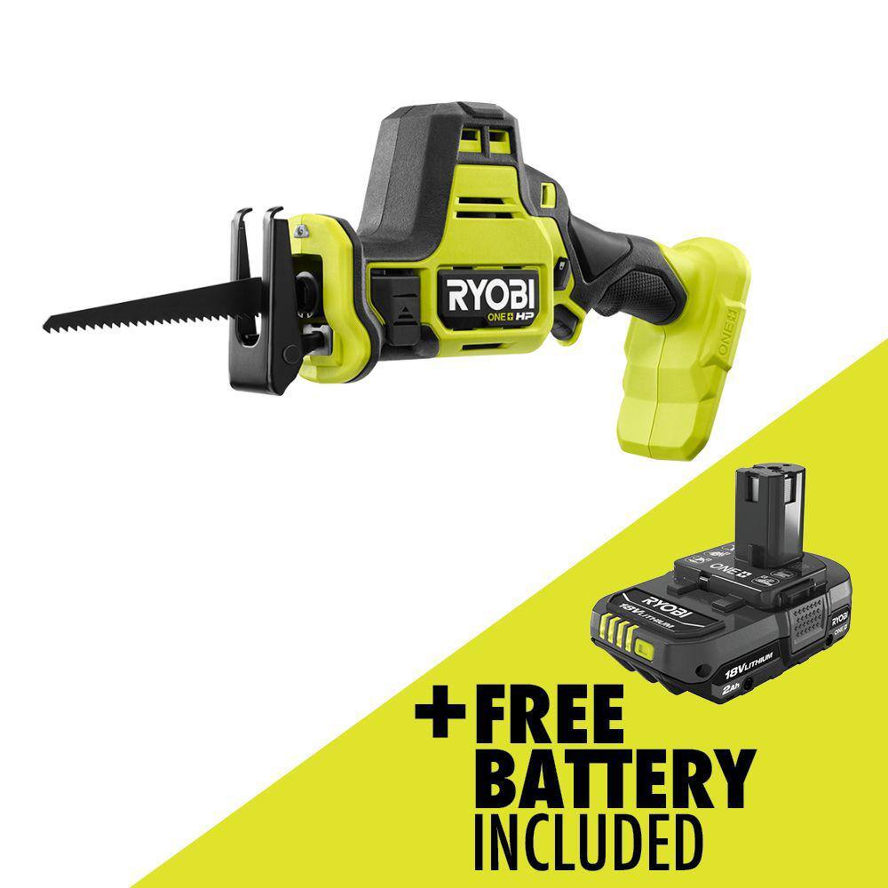 RYOBI ONE+ HP 18V Brushless Cordless Compact OneHanded Reciprocating
