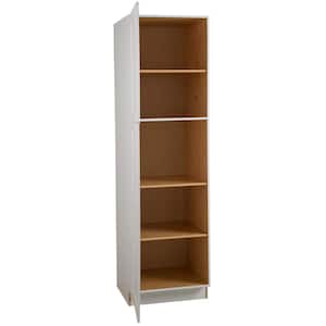 Cambridge White Shaker Assembled Pantry Cabinet with Adjustable Shelves & Soft Close Doors (24 in. W x 24.5 in. D)