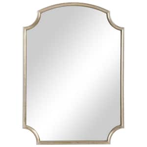 1 in. W x 27.5 in. H Plastic Frame Gold Wall Mirror