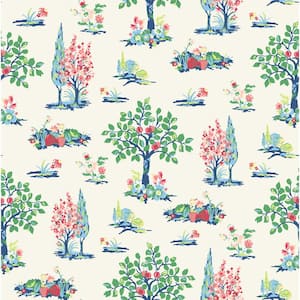 Green Charming Grove Peel and Stick Wallpaper