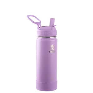 Actives 18 oz. Lilac Insulated Stainless Steel Water Bottle with Straw Lid