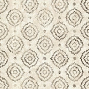 Uma Gold Star Medallion Wallpaper Sample