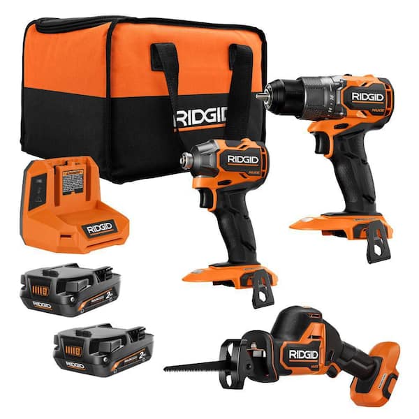 18V NUKE SubCompact Brushless 2-Tool Combo Kit with 18V NUKE SubCompact Brushless One-Handed Reciprocating Saw