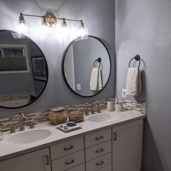 40-Watt Equivalent G25 Globe Dimmable Filament Clear CEC Title 20 E26 LED Vintage Edison LIght Bulb, Daylight (36