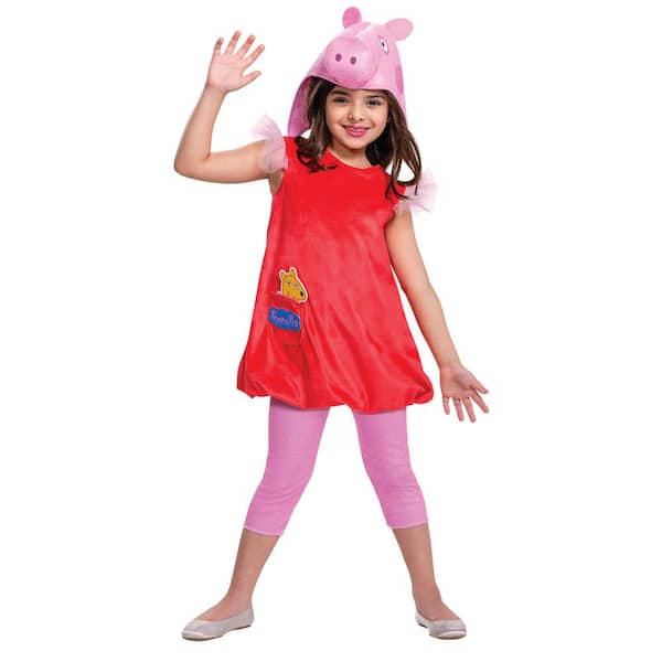 Toddler Deluxe Peppa Pig Costume - 3T-4T