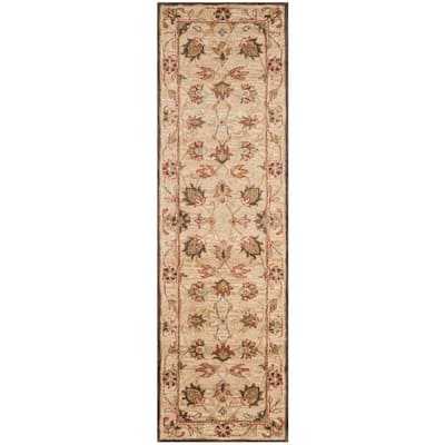 SAFAVIEH Antiquity Beige 10 ft. x 14 ft. Border Area Rug AT812A-10