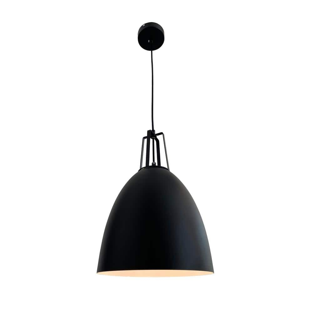 Uolfin Modern Farmhouse Dome Kitchen Island Pendant Lighting Taine 1-Light  Black & Brass Bell Pendant Light with Metal Shade 62868JBBAUU19PB - The  Home Depot