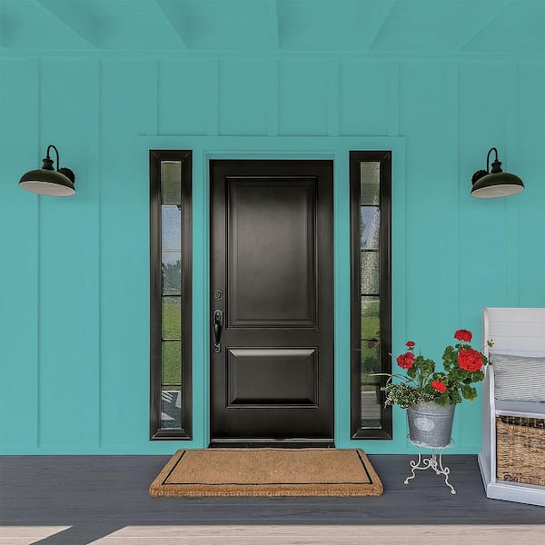 Glidden Premium 1 Qt. Teal Bayou PPG1147-5 Flat Exterior Latex